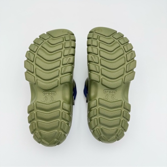 Crocs Offroad Sport NEW Clog Army Green Blue Unisex Men’s Sz 10 Women’s 12 - Picture 5 of 5